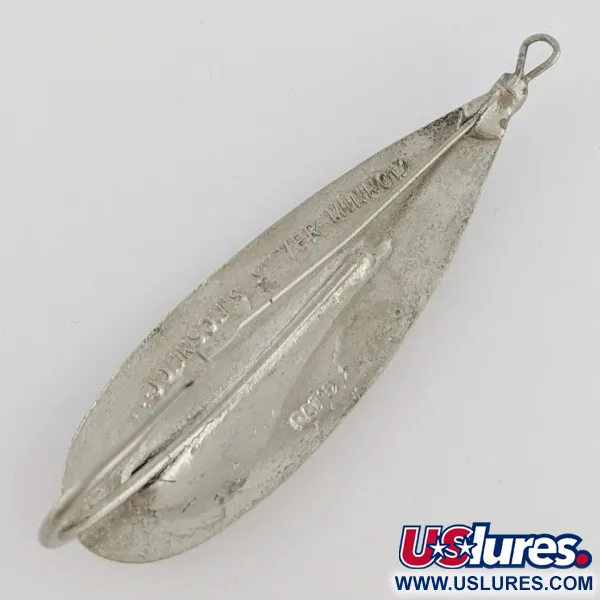 Johnson Silver Minnow Weedless, 12g Níquel, Cucharilla Antihierba #24285