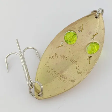 Hofschneider Red Eye Wiggler, 25g Oro/Verde, Cucharilla #24288