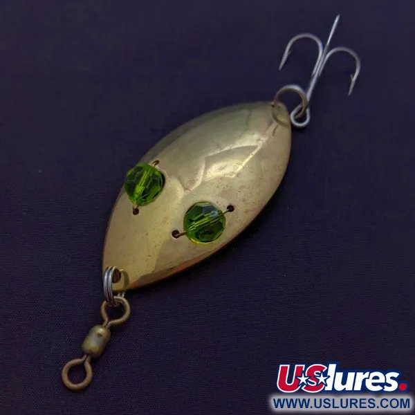 Hofschneider Red Eye Wiggler, 25g Oro/Verde, Cucharilla #24288