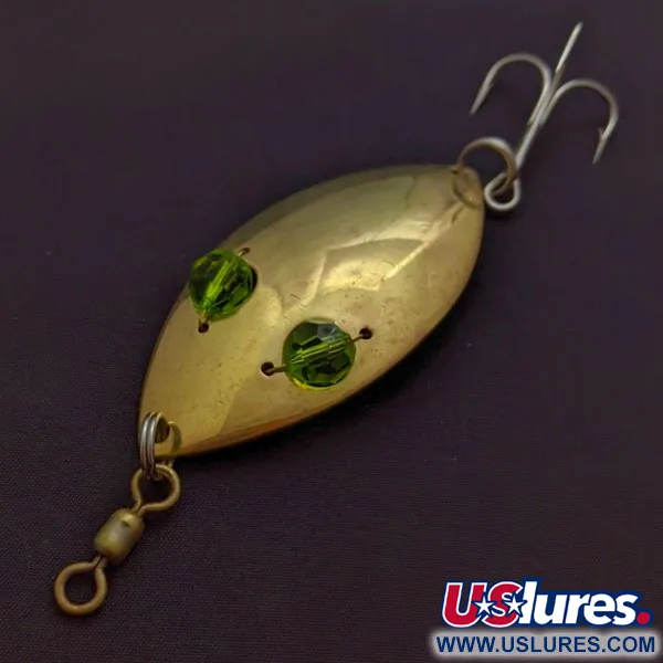 Hofschneider Red Eye Wiggler, 25g Oro/Verde, Cucharilla #24288