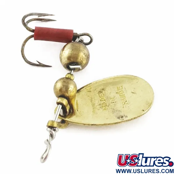 Mepps Aglia 0 (años 60), 2,5g dorado, cucharilla giratoria #24289