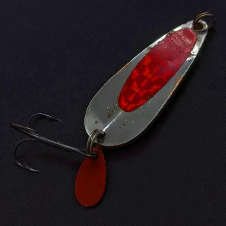Les Davis Hotrod, 14g níquel/rojo, Cucharilla #24306