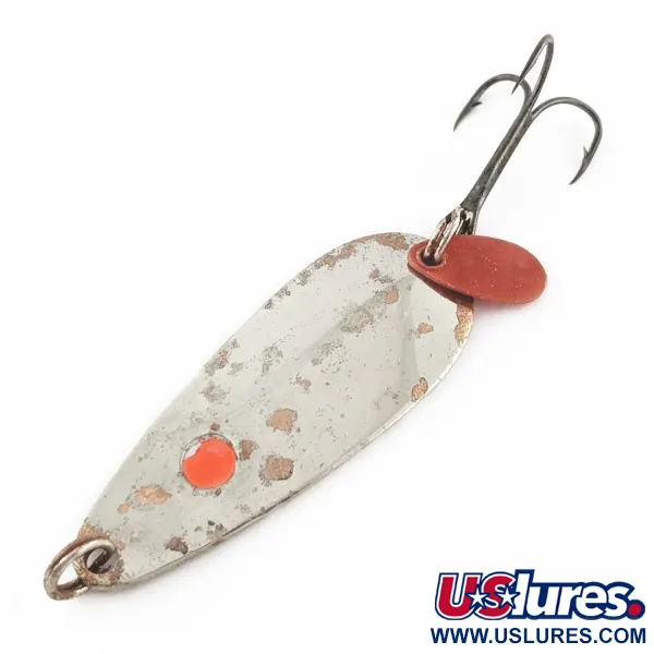 Les Davis Hotrod, 14g níquel/rojo, Cucharilla #24306
