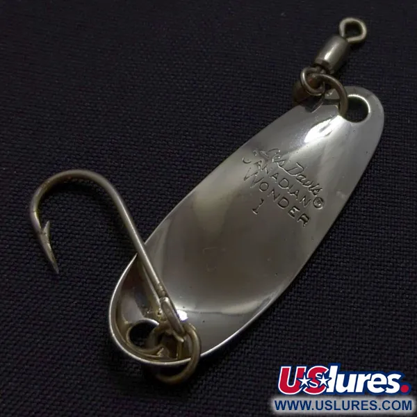 Les Davis Canadian Wonder 1, 2.5g Níquel/Oro, Cucharilla #24314