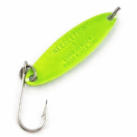 Luhr Jensen Needlefish 1, Verde, 2g, Cucharilla de Curricán #24324