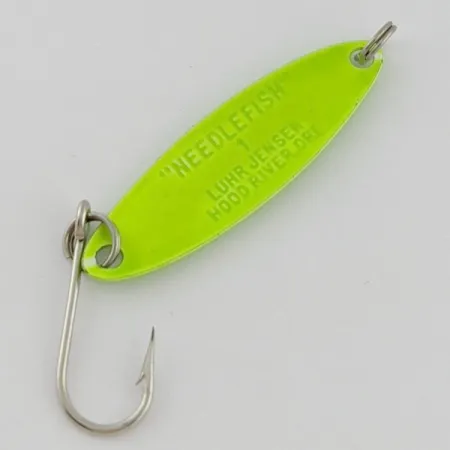 Luhr Jensen Needlefish 1, Verde, 2g, Cucharilla de Curricán #24324