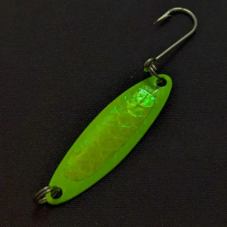 Luhr Jensen Needlefish 1, Verde, 2g, Cucharilla de Curricán #24324