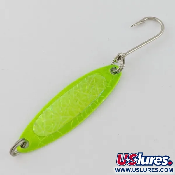 Luhr Jensen Needlefish 1, Verde, 2g, Cucharilla de Curricán #24324