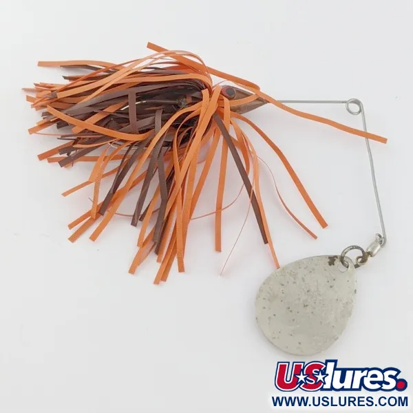 Bomber The Classics Bushwacker, 12g Níquel/Naranja, Spinnerbait #24340