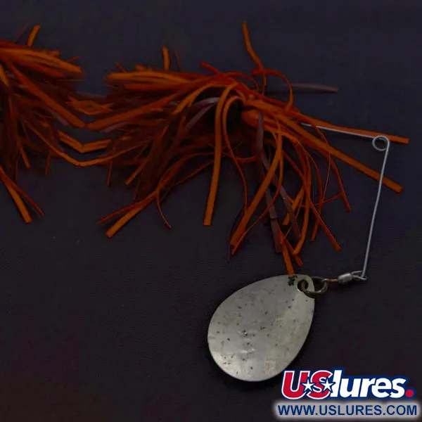 Bomber The Classics Bushwacker, 12g Níquel/Naranja, Spinnerbait #24340