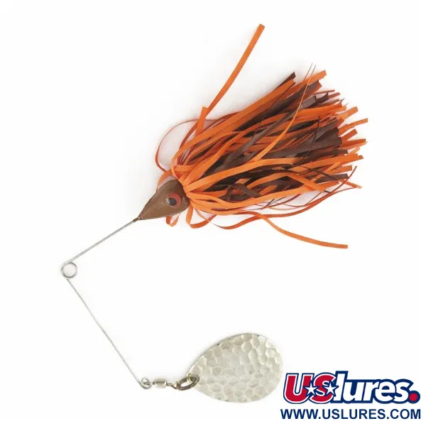 Bomber The Classics Bushwacker, 12g Níquel/Naranja, Spinnerbait #24340