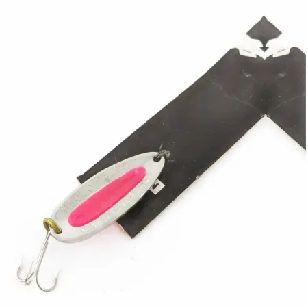 Nebco Pixee, 1/4oz Níquel / Rojo UV Glow, Cucharilla #24353