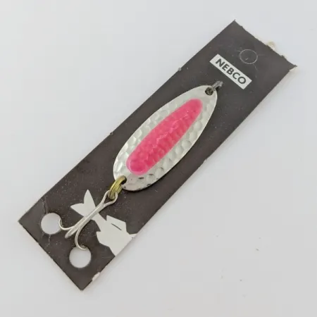 Nebco Pixee, 1/4oz Níquel / Rojo UV Glow, Cucharilla #24353