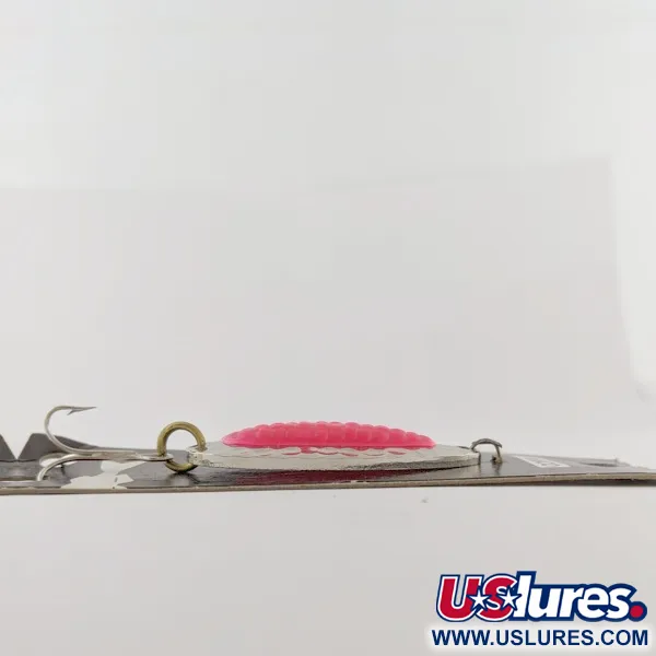 Nebco Pixee, 1/4oz Níquel / Rojo UV Glow, Cucharilla #24353