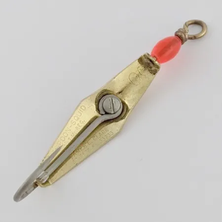 James E. Clark Clark Spoon 00, Dorado, 4g, Cucharilla de curricán #24355