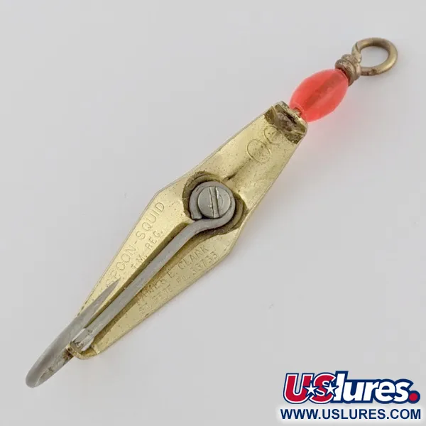 James E. Clark Clark Spoon 00, Dorado, 4g, Cucharilla de curricán #24355