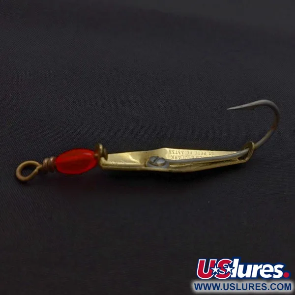 James E. Clark Clark Spoon 00, Dorado, 4g, Cucharilla de curricán #24355