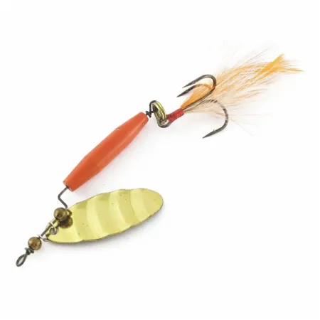 Worth #301, 9g (1/3oz), rojo/negro/oro, cucharilla giratoria #24357