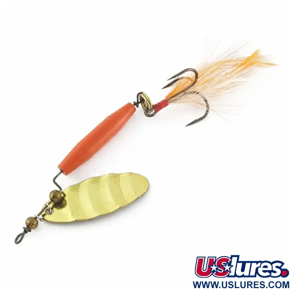 Worth #301, 9g (1/3oz), rojo/negro/oro, cucharilla giratoria #24357