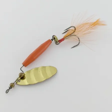 Worth #301, 9g (1/3oz), rojo/negro/oro, cucharilla giratoria #24357