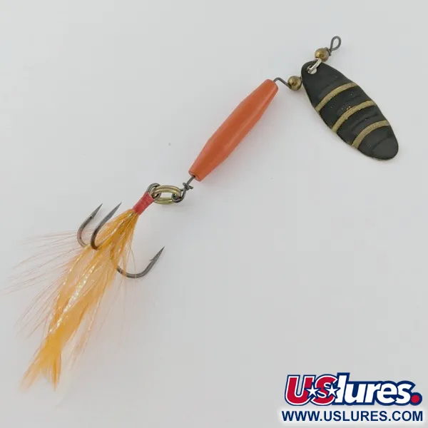 Worth #301, 9g (1/3oz), rojo/negro/oro, cucharilla giratoria #24357