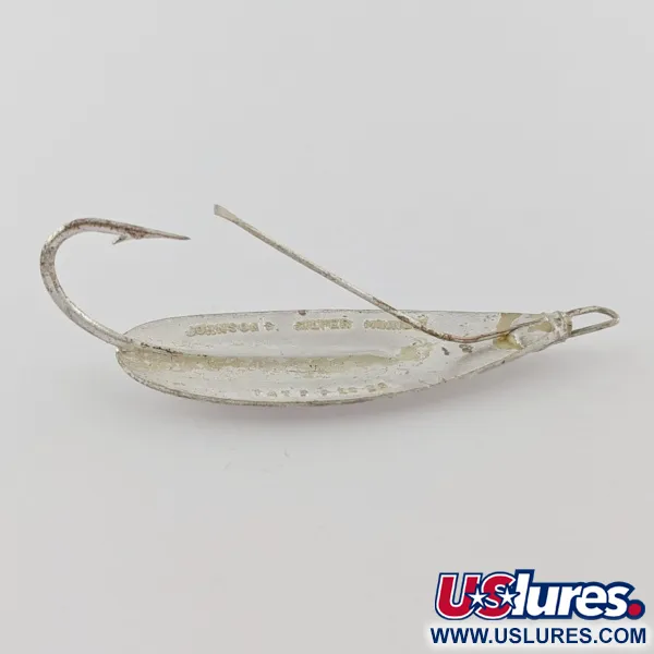 Johnson Silver Minnow, Plata 9g, Cucharilla Antihierbas #24376