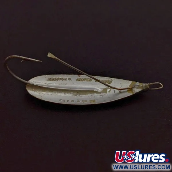 Johnson Silver Minnow, Plata 9g, Cucharilla Antihierbas #24376