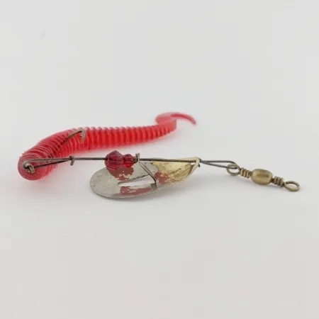 Pflueger June Bug №6, 7g níquel/rojo, señuelo spinner #24396