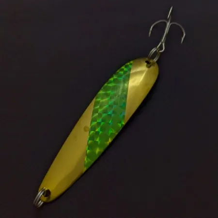 Hicks Tackle, 12g Dorado y Verde, Cucharilla de Curricán #24399