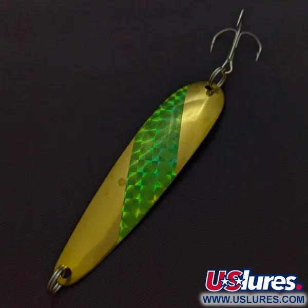 Hicks Tackle, 12g Dorado y Verde, Cucharilla de Curricán #24399