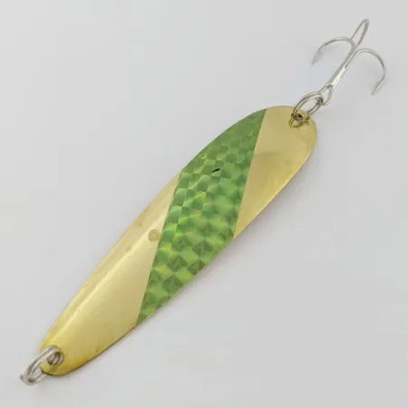 Hicks Tackle, 12g Dorado y Verde, Cucharilla de Curricán #24399
