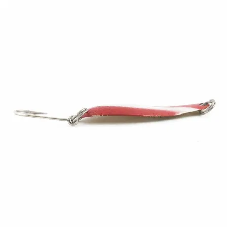 Luhr Jensen Needlefish 2, 3g blanco/rojo/latón, Cucharilla de Curricán #24417