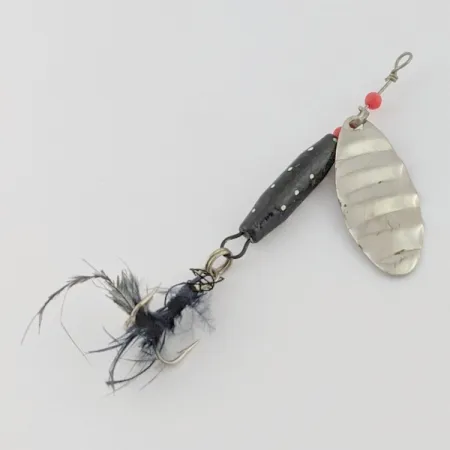 Dolphin Marble Spinner, 7g, Níquel/Negro, Cucharilla #24421