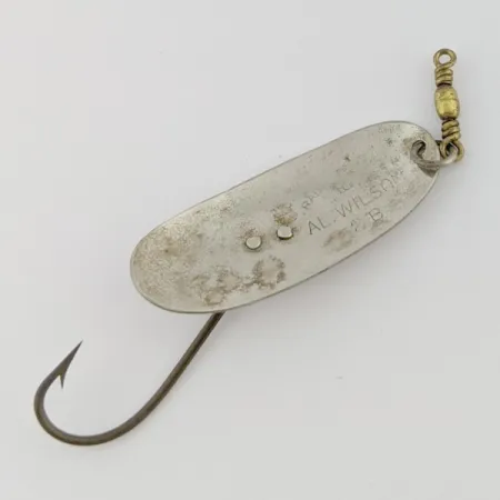 Al Wilson Wilson's Fluted Wobbler, 1/8oz, Níquel, Cuchara de pesca #24423