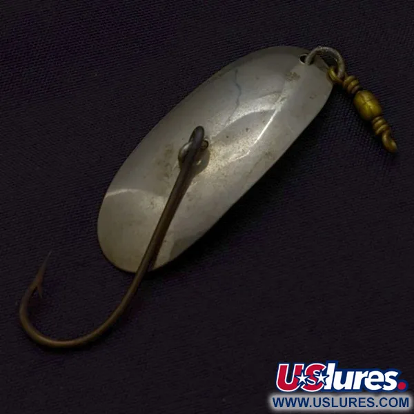 Al Wilson Wilson's Fluted Wobbler, 1/8oz, Níquel, Cuchara de pesca #24423