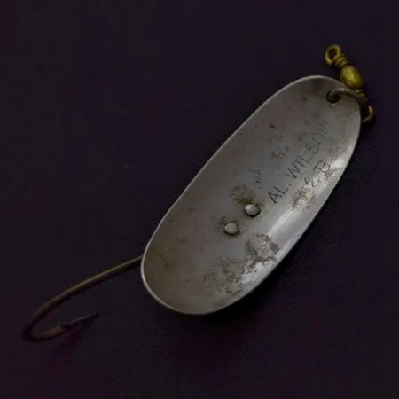 Al Wilson Wilson's Fluted Wobbler, 1/8oz, Níquel, Cuchara de pesca #24423