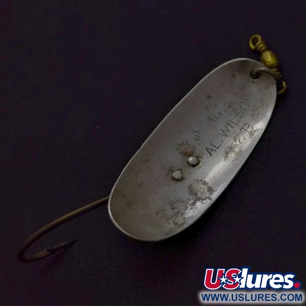 Al Wilson Wilson's Fluted Wobbler, 1/8oz, Níquel, Cuchara de pesca #24423