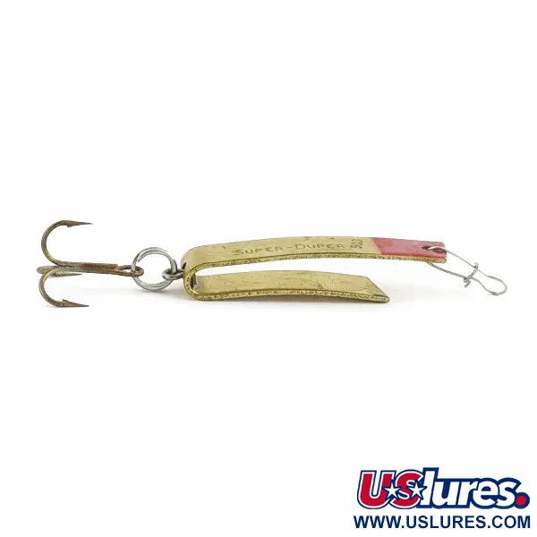 Luhr Jensen Super-Duper 503 Cucharilla, Gold Red, Forma U, #24435