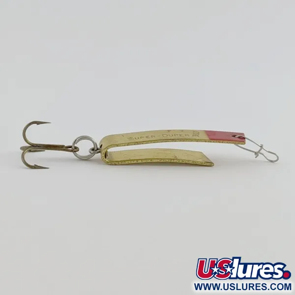 Luhr Jensen Super-Duper 503 Cucharilla, Gold Red, Forma U, #24435