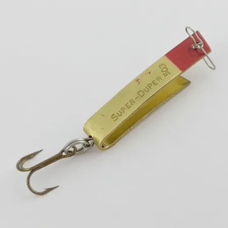 Luhr Jensen Super-Duper 503 Cucharilla, Gold Red, Forma U, #24435