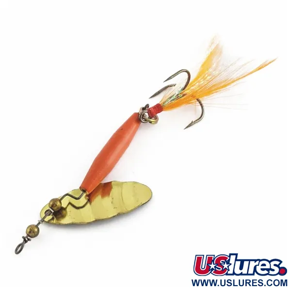 Worth #301 Cucharilla, Rojo Negro Dorado, Triple con Plumas, #24436