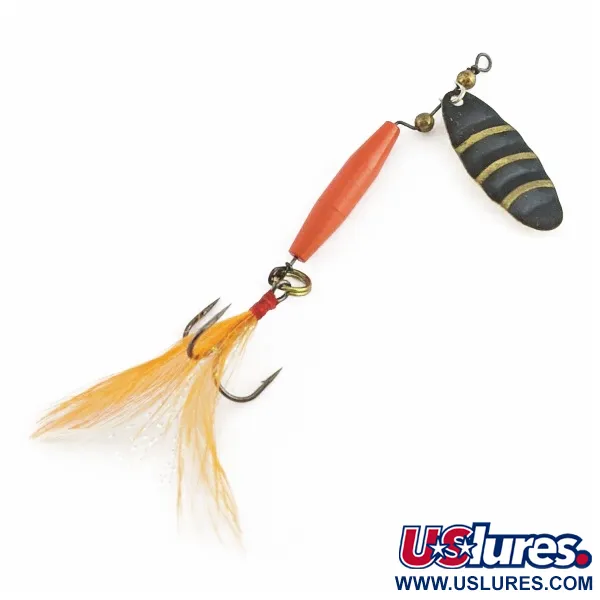 Worth #301 Cucharilla, Rojo Negro Dorado, Triple con Plumas, #24436