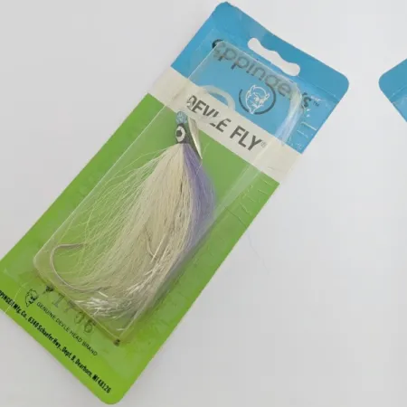 Eppinger Devle Fly Aparejo Curricán, Níquel Blanco Morado, #24438