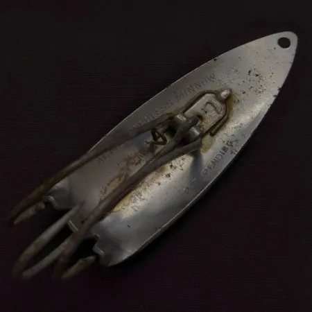 Acme Weedless Minnow Cucharilla, Cromo, 24g, Antialgas, #24439