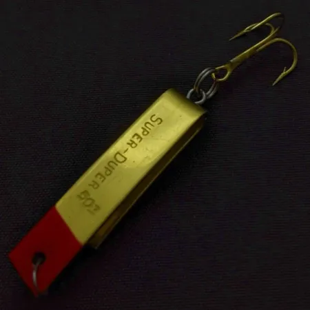 Luhr Jensen Super-Duper 503 Señuelo, Gold/Red, 4.3g, Forma-U, #24454