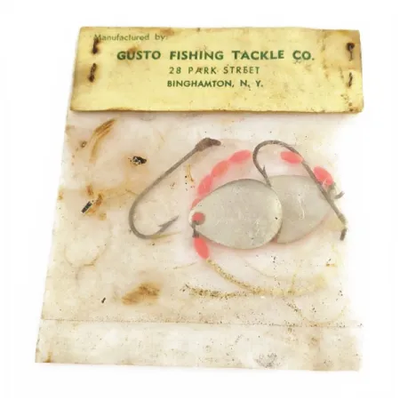 Gusto Dixie Spinner Cucharilla, Naranja, 2g, Doble pala, #24485