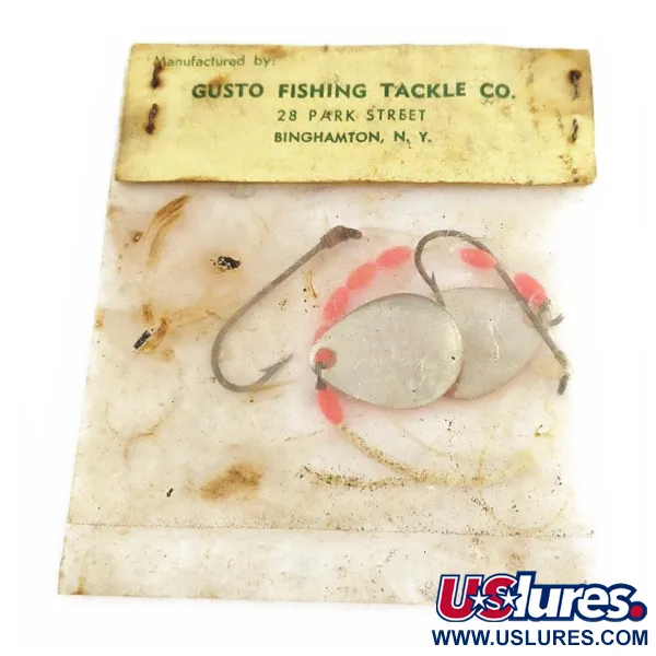 Gusto Dixie Spinner Cucharilla, Naranja, 2g, Doble pala, #24485