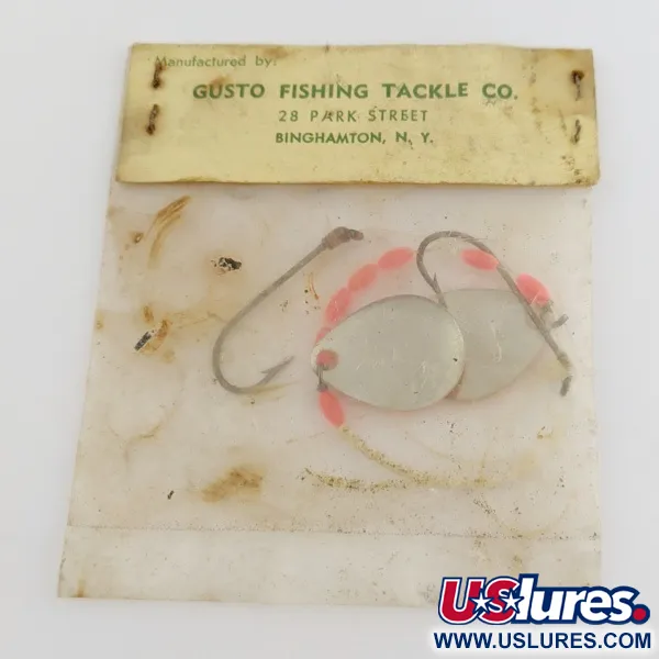 Gusto Dixie Spinner Cucharilla, Naranja, 2g, Doble pala, #24485