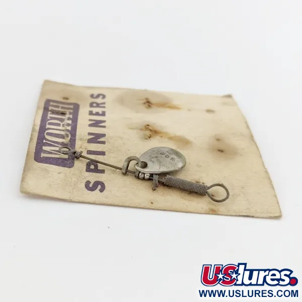 Worth Spinner #0 Cucharilla, Níquel, 0,5 g, Hoja estampada, #24488