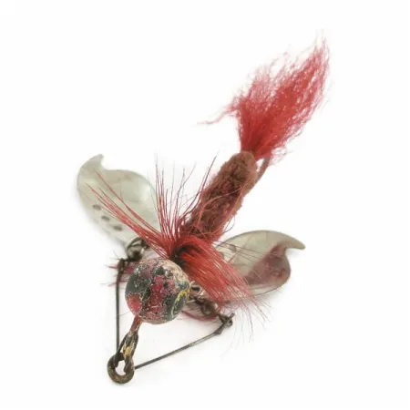 Jamison Shannon Twin Spinner, Níquel/Rojo, 10 g, #24491
